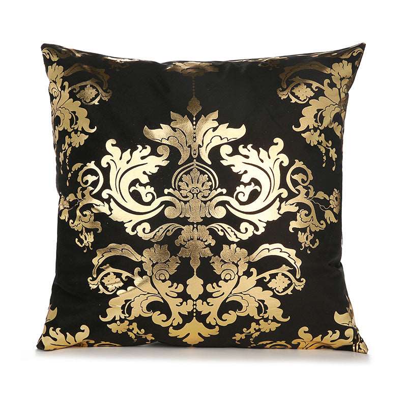 Bronzing Pillow Cover Classical Sofa