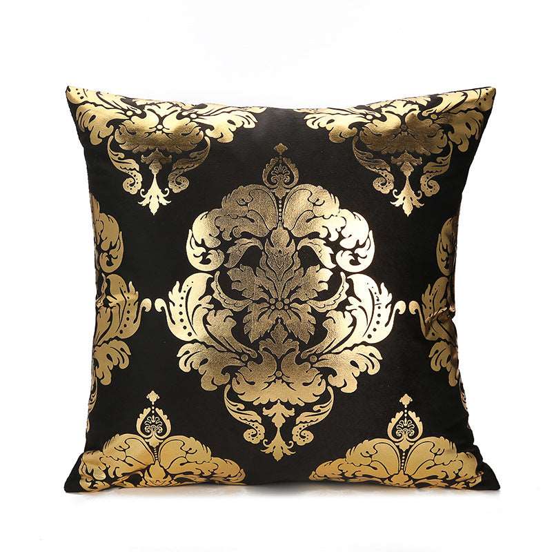 Bronzing Pillow Cover Classical Sofa