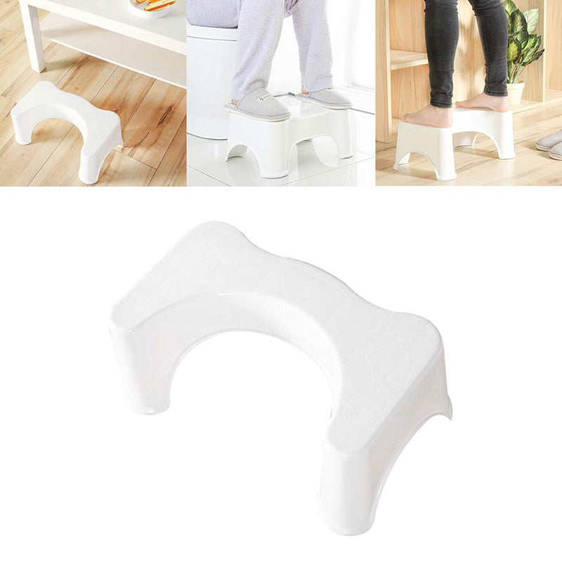 Bathroom thickened plastic toilet step stool commode