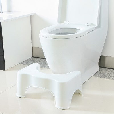 Bathroom thickened plastic toilet step stool commode