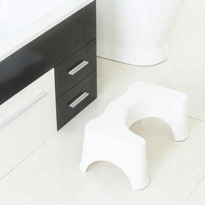 Bathroom thickened plastic toilet step stool commode