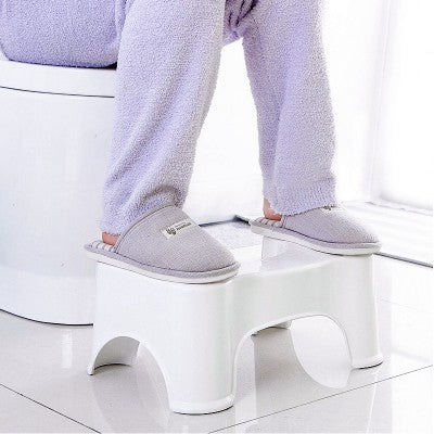 Bathroom thickened plastic toilet step stool commode