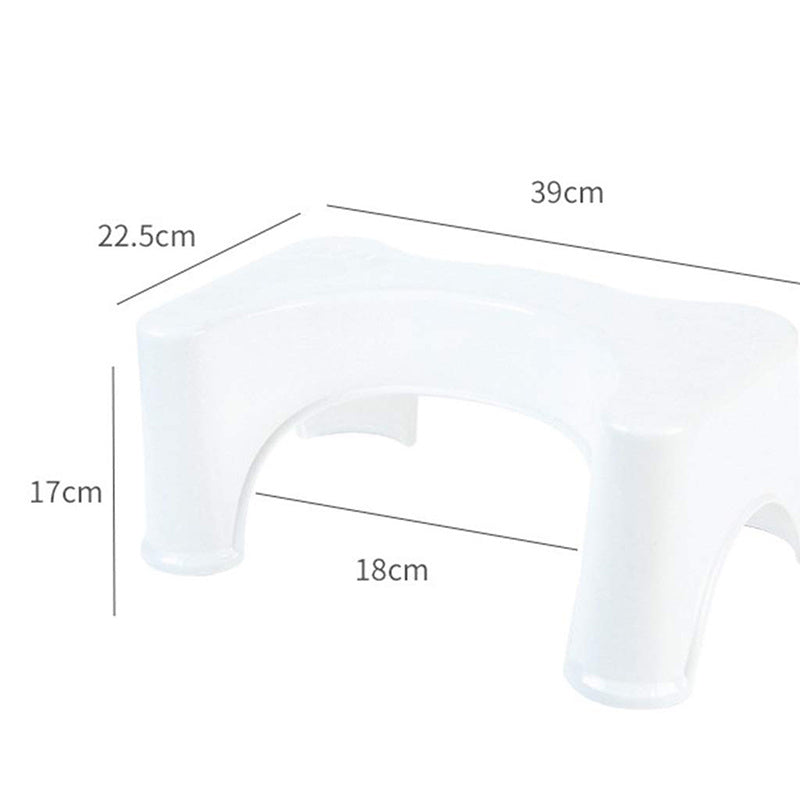 Bathroom thickened plastic toilet step stool commode