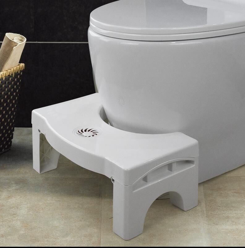 Toilet Stool Foldable Step Stool Plastic Thickened