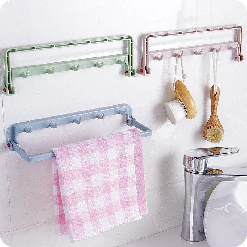 Multifunctional Foldable Kitchen Cloth Hanger