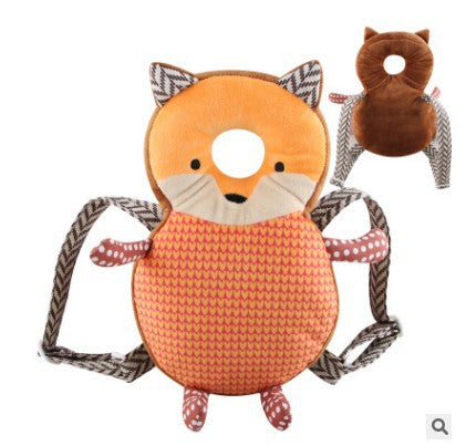 Baby's-Fox-Head-Protection-Pillow