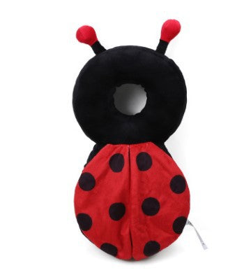 Baby's-Ladybug-Head-Protection-Pillow