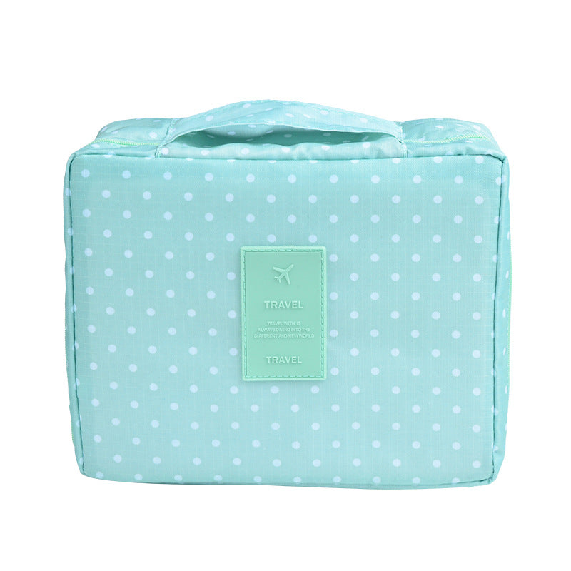 Green-Dot-Cosmetic-Bag