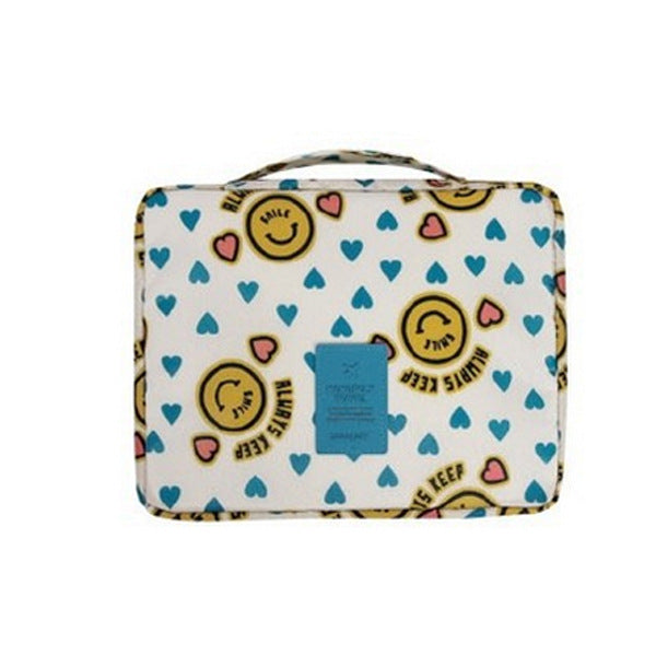 Yellow-Smile=Face-Cosmetic-Bag