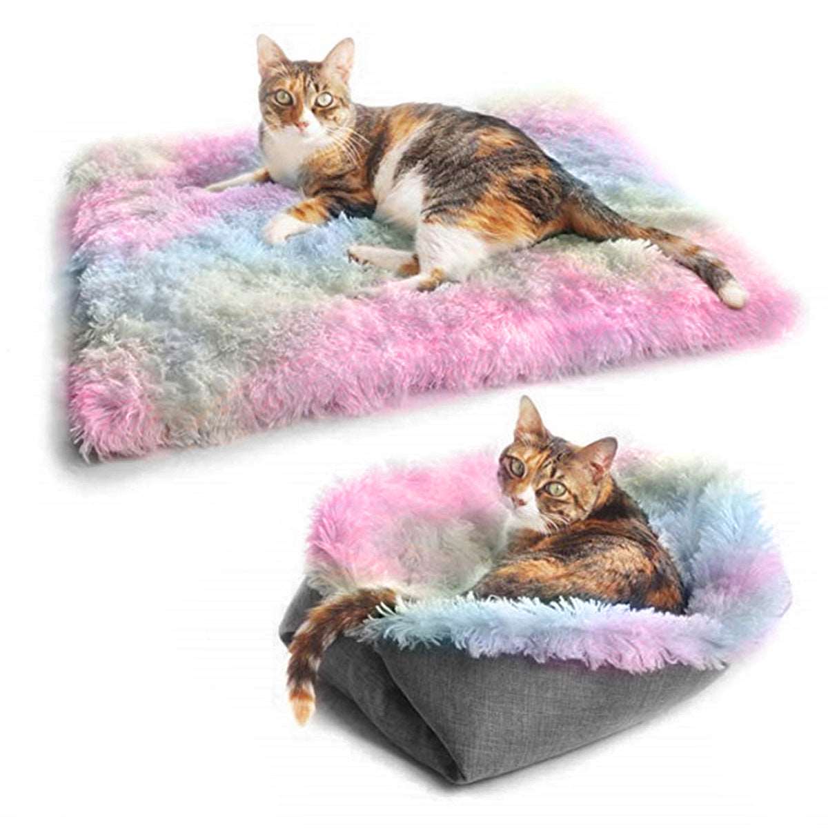 Dual-purpose cat and dog blanket