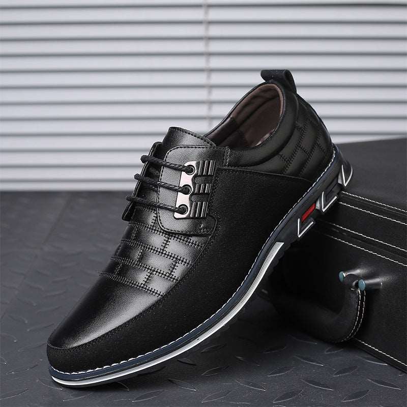 Men-Black-leather-shoes