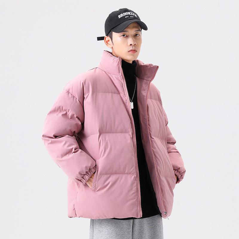 Men-s-Pink-Collar-Bread-Coat