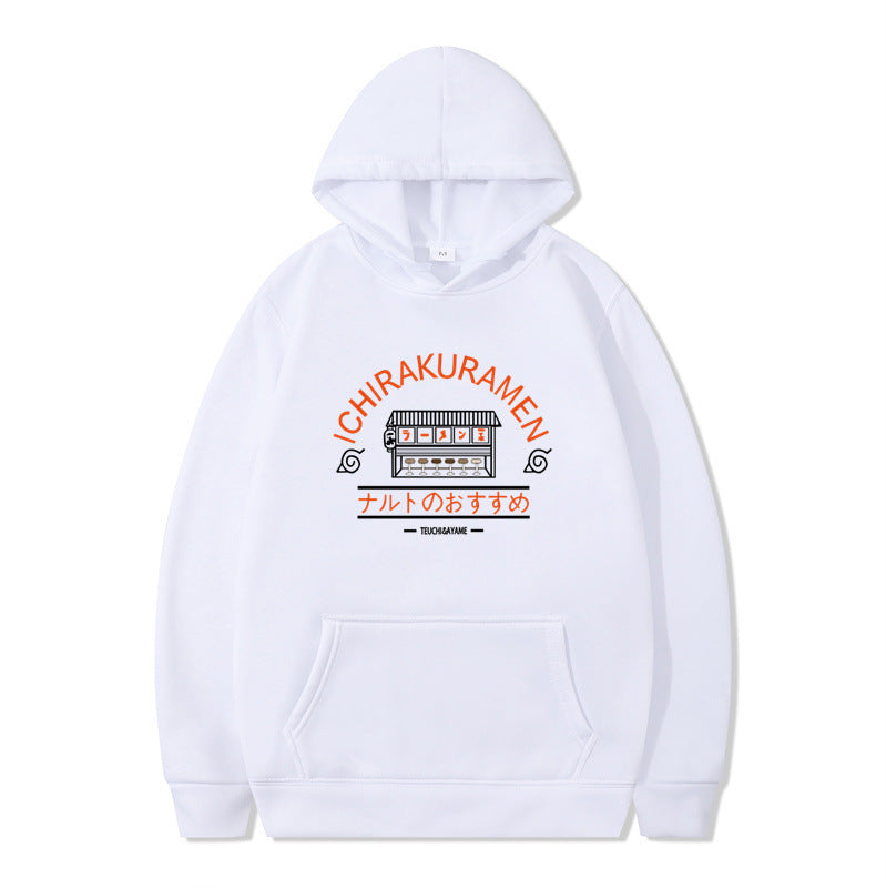 Naruto-themed ramen shop hooded sweatshirt