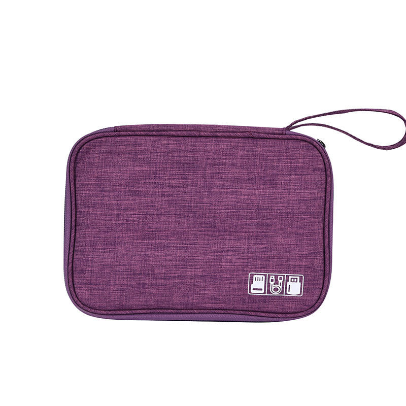 Purple-Three-Layer-Multifunctional-Charging-Treasure-Storage-Bag