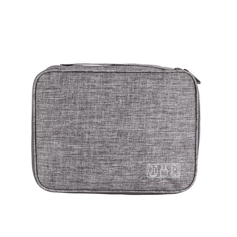 Grey-Three-Layer-Multifunctional-Charging-Treasure-Storage-Bag