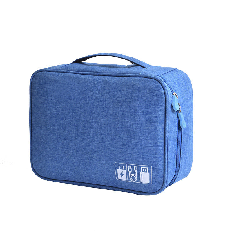 Blue-Three-Layer-Multifunctional-Charging-Treasure-Storage-Bag