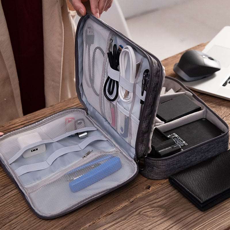 New Three-Layer Multifunctional Charging Treasure Storage Bag