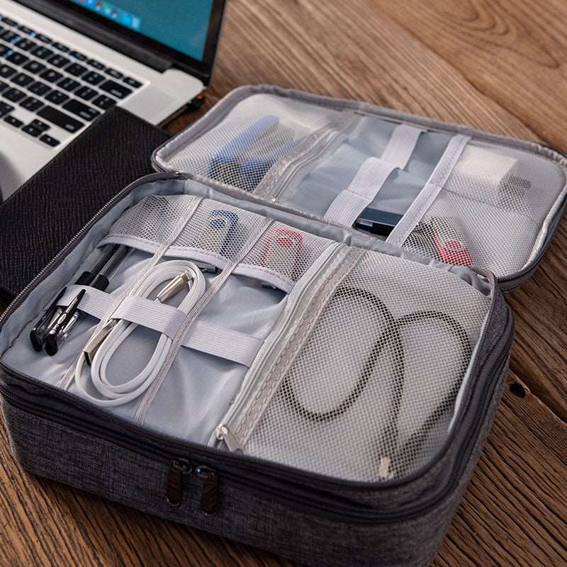 New Three-Layer Multifunctional Charging Treasure Storage Bag