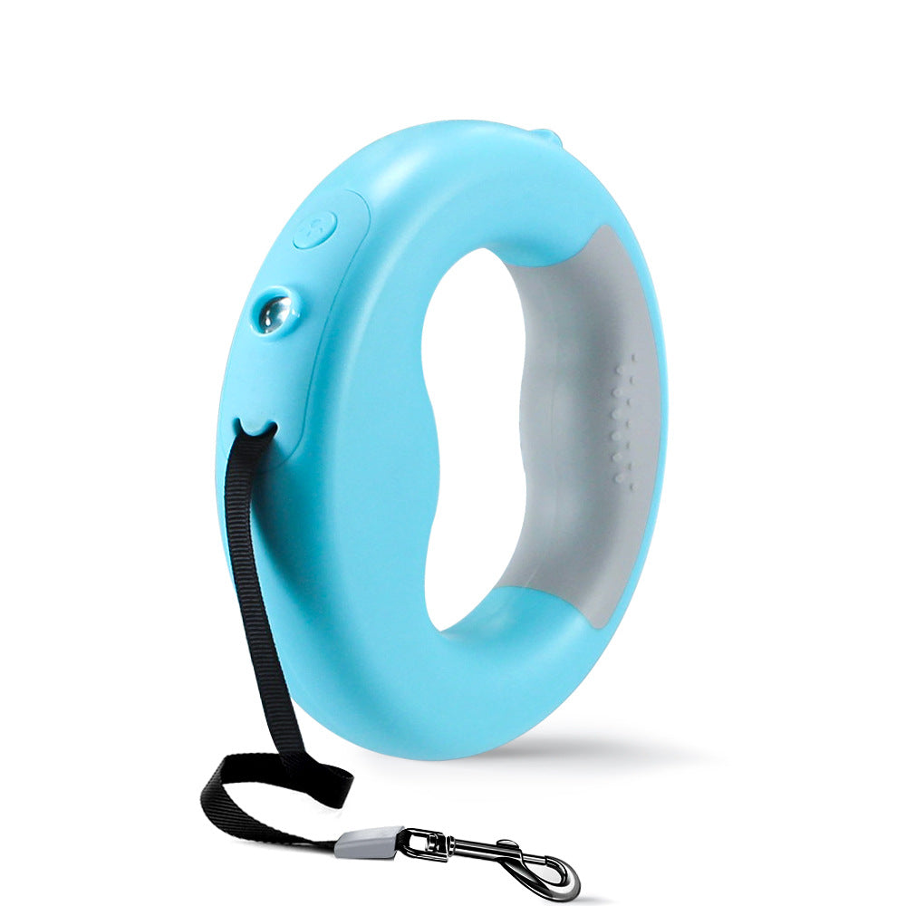 Blue-Donut-dog-Leash