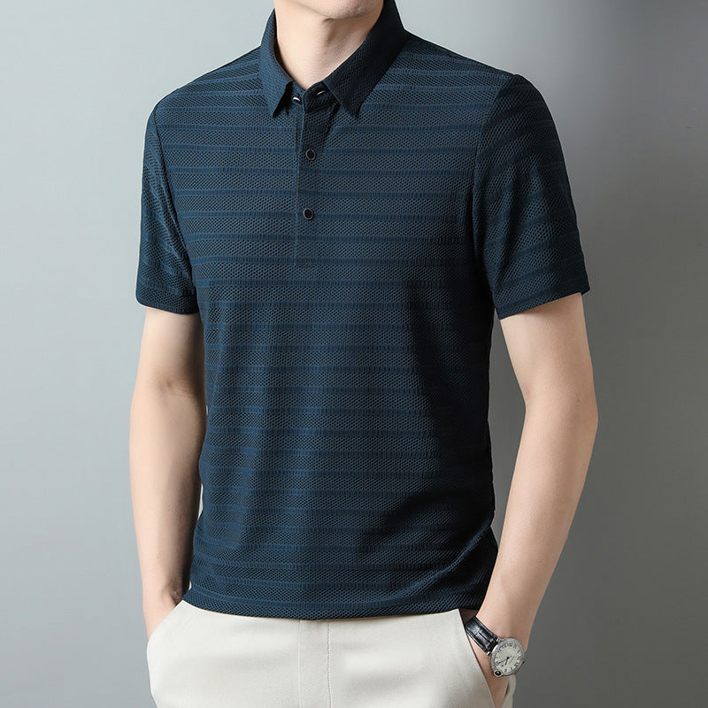 Men's Polo Casual Comfortable Collar T-Shirt.