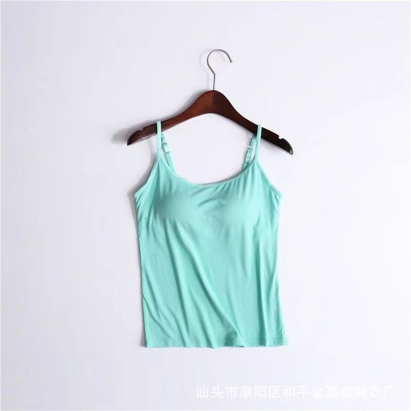 Women's camisole with chest pads