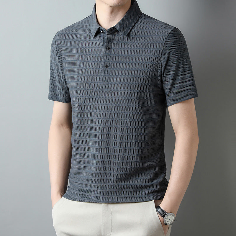 Men's Polo Casual Comfortable Collar T-Shirt.