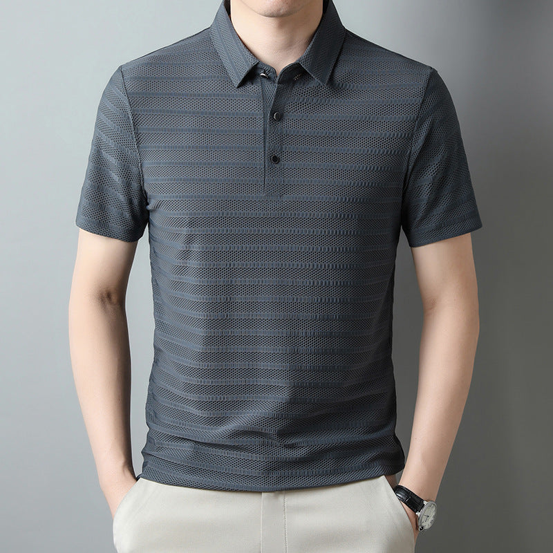 Men's Polo Casual Comfortable Collar T-Shirt.