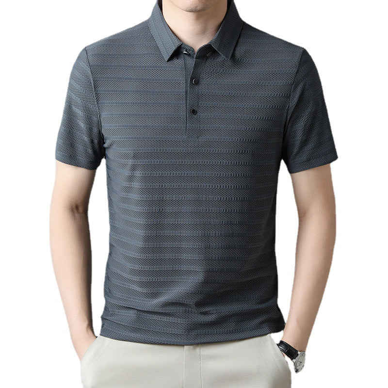 Men's Polo Casual Comfortable Collar T-Shirt.