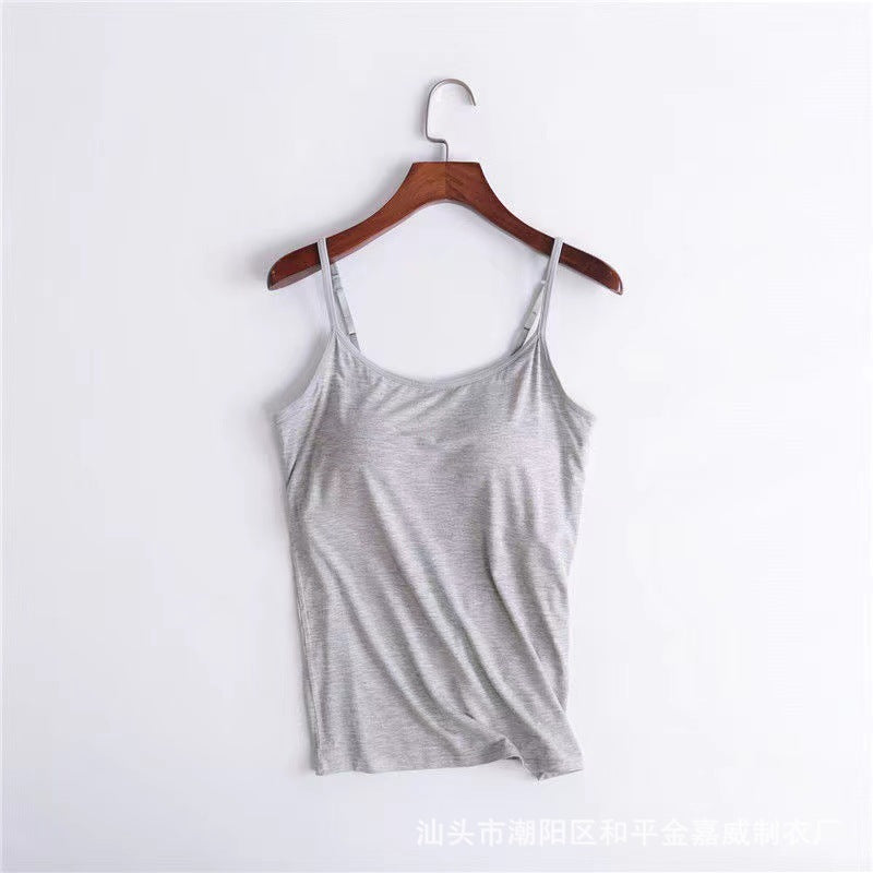 Women's camisole with chest pads