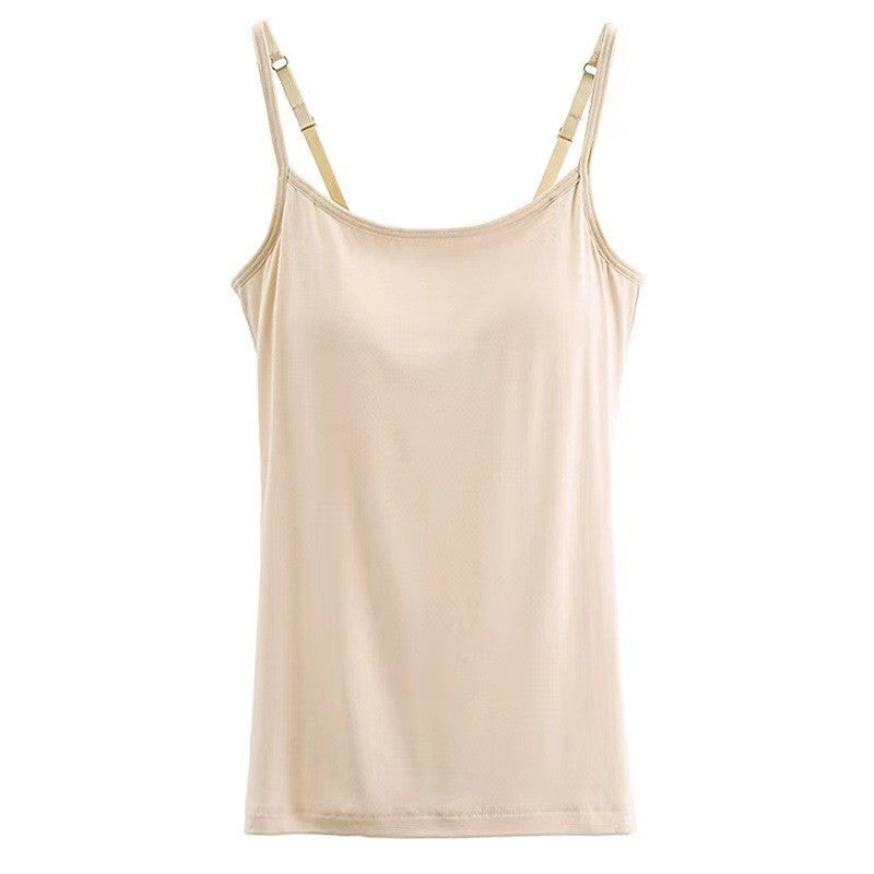 Women's camisole with chest pads