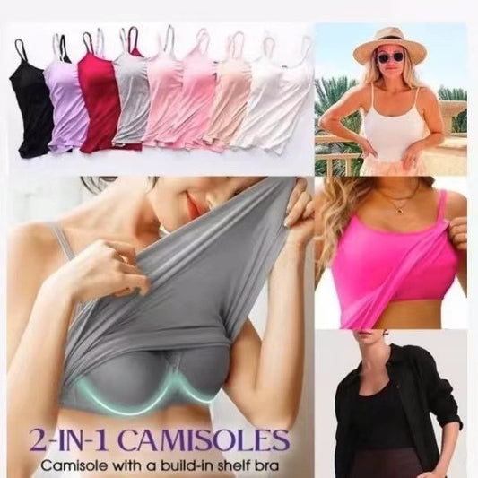 Women's camisole with chest pads