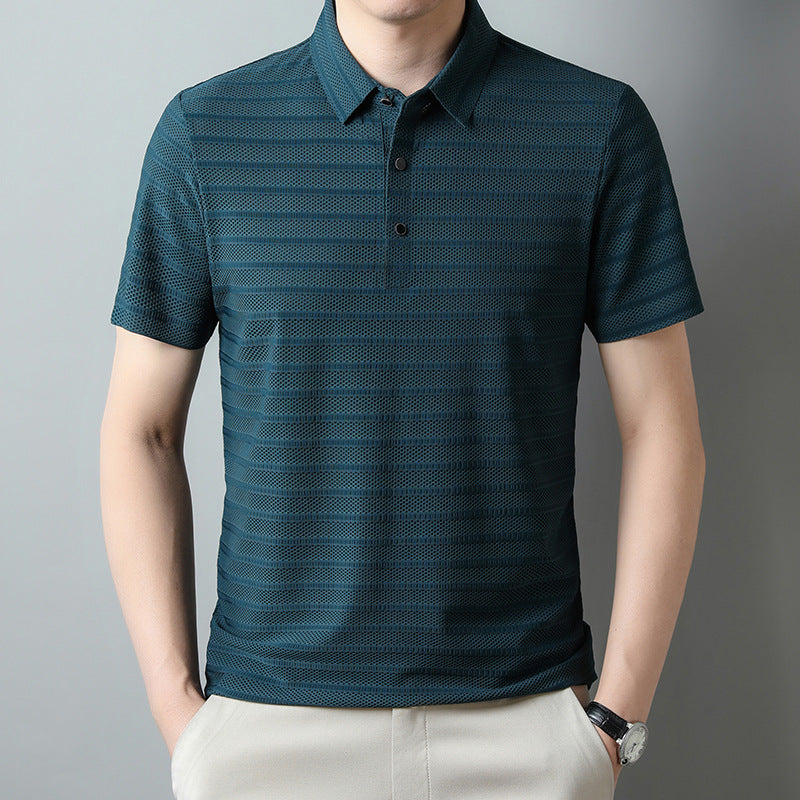 Men's Polo Casual Comfortable Collar T-Shirt.