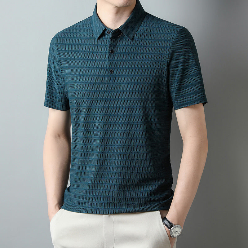 Men's Polo Casual Comfortable Collar T-Shirt.