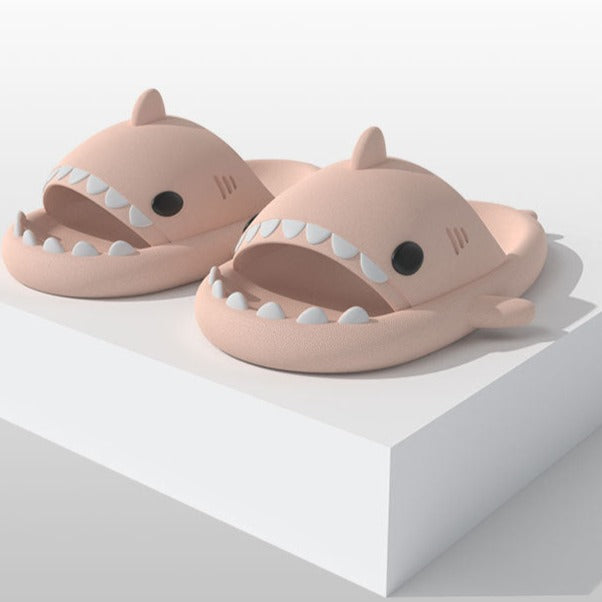 Pink-Shark-Slippers