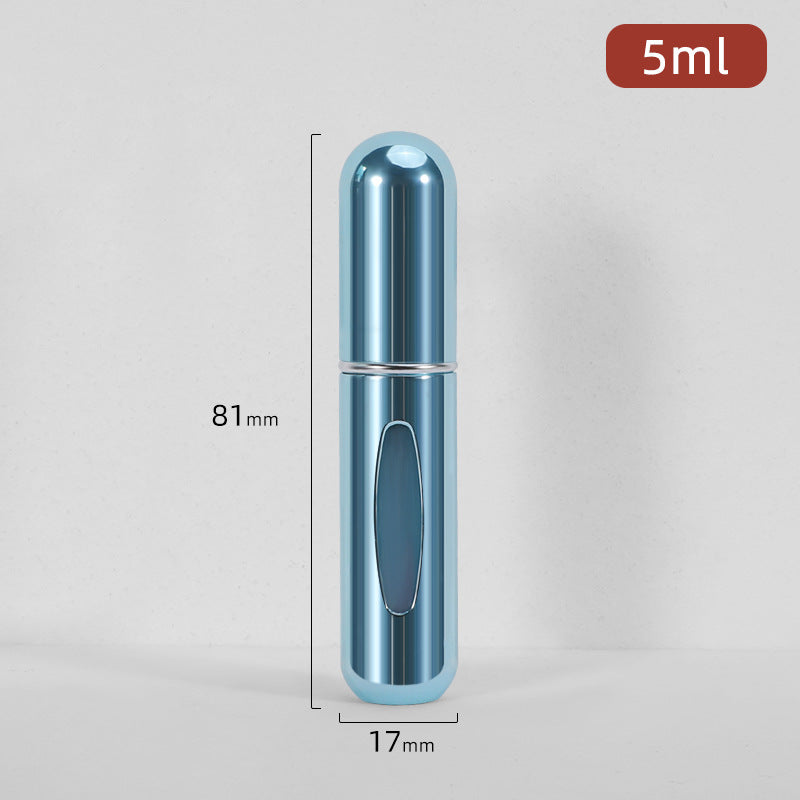 Spot 5ml bottom recyclable perfume filling bottle travel perfume bottle cosmetic portable sample spray bottle