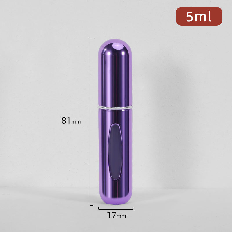 Spot 5ml bottom recyclable perfume filling bottle travel perfume bottle cosmetic portable sample spray bottle