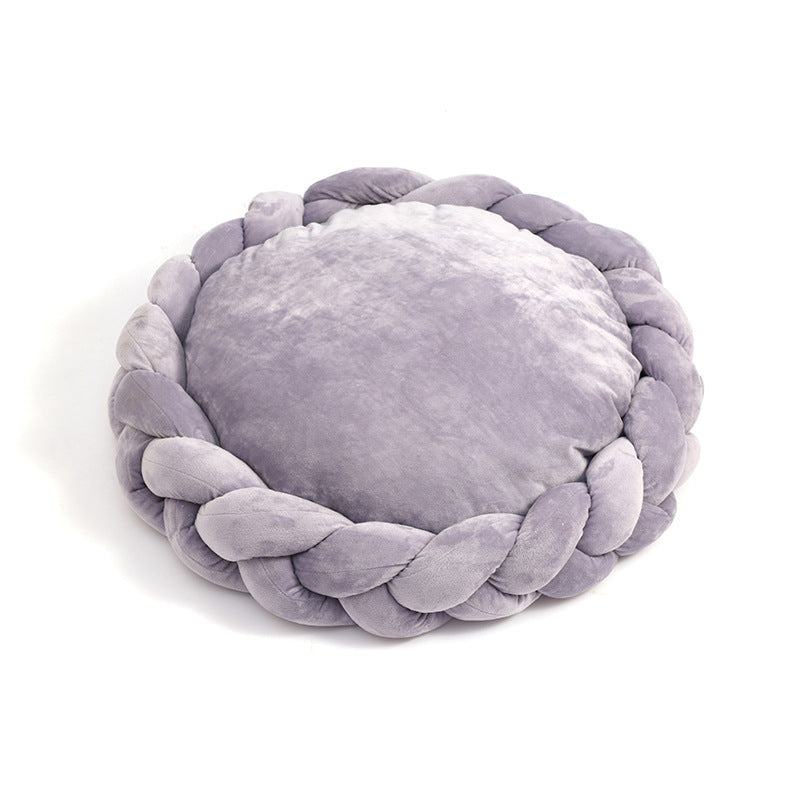 Purple-super-coarse-velvet-woven-pet-nest