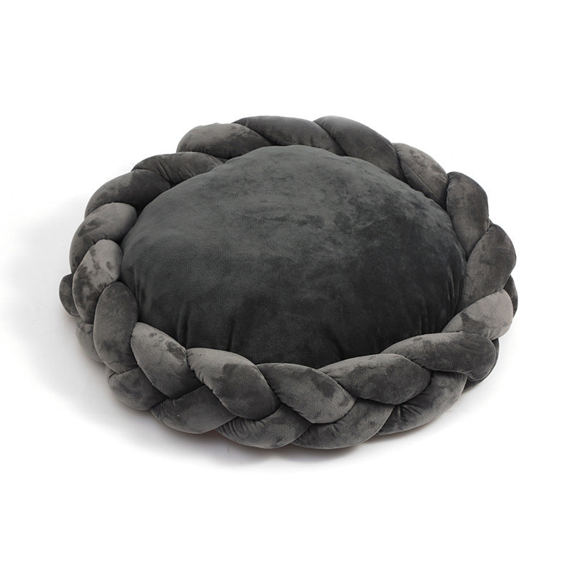 Black-super-coarse-velvet-woven-pet-nest