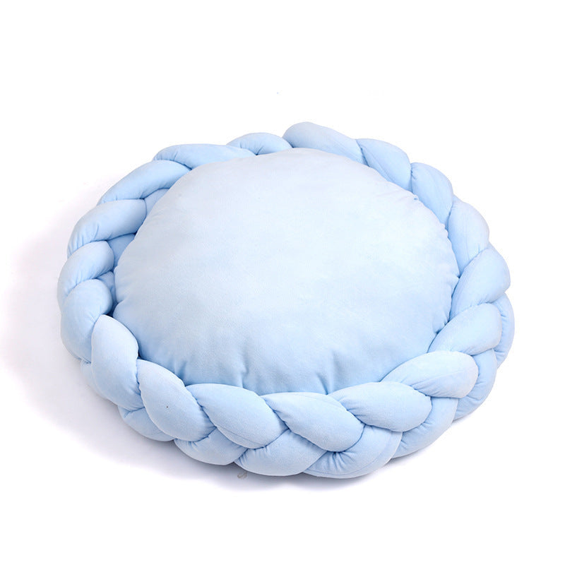 Light-blue-super-coarse-velvet-woven-pet-nest