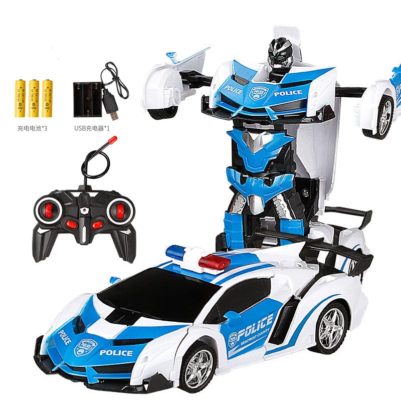 Transformer Rechargeable RC Radio Remote Control Transformer Vehicle Car Robot Shoppressgo