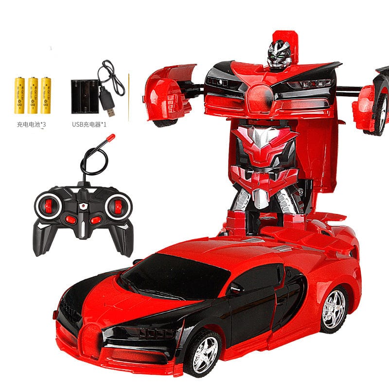 Transformer Rechargeable RC Radio Remote Control Transformer Vehicle Car Robot Shoppressgo