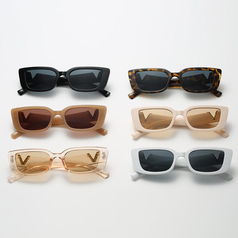 Trendy small frame square sunglasses