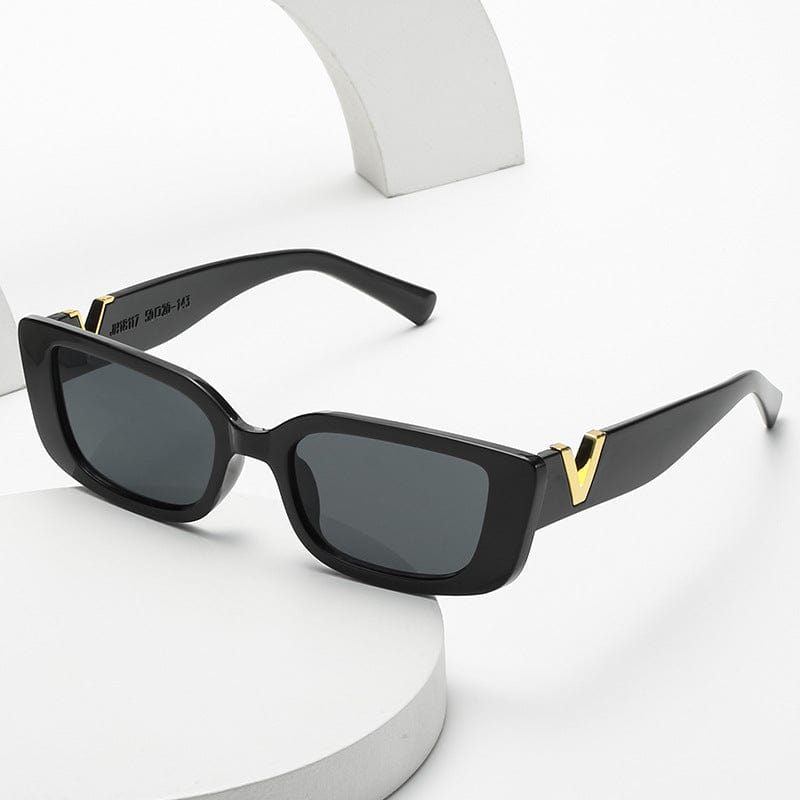 Trendy small frame square sunglasses