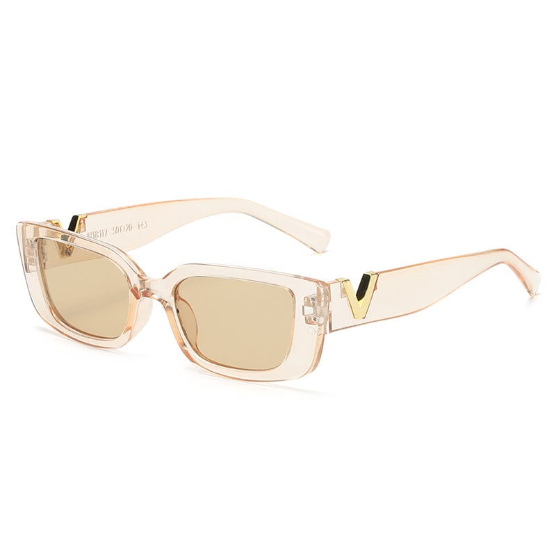 Trendy small frame square sunglasses