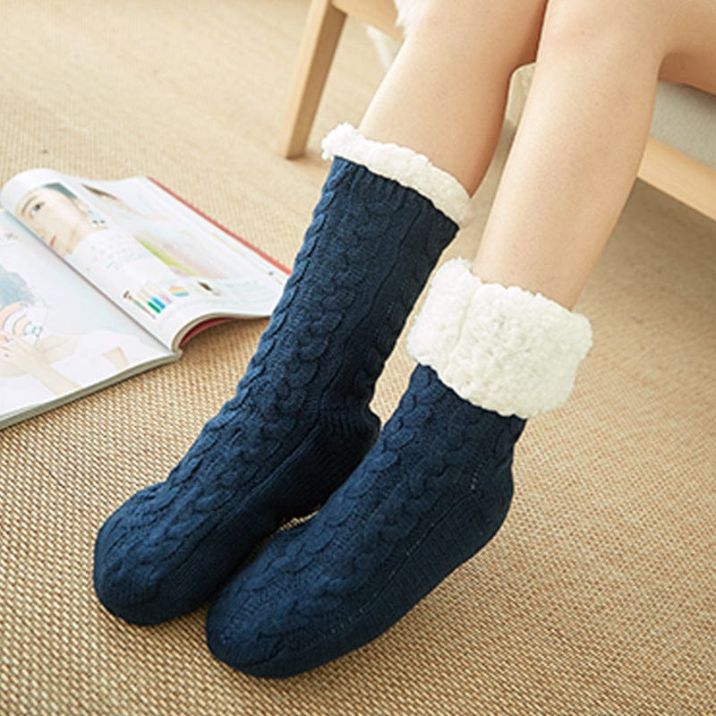 Women Girls Autumn Winter Velvet Home Floor Socks Shoppressgo