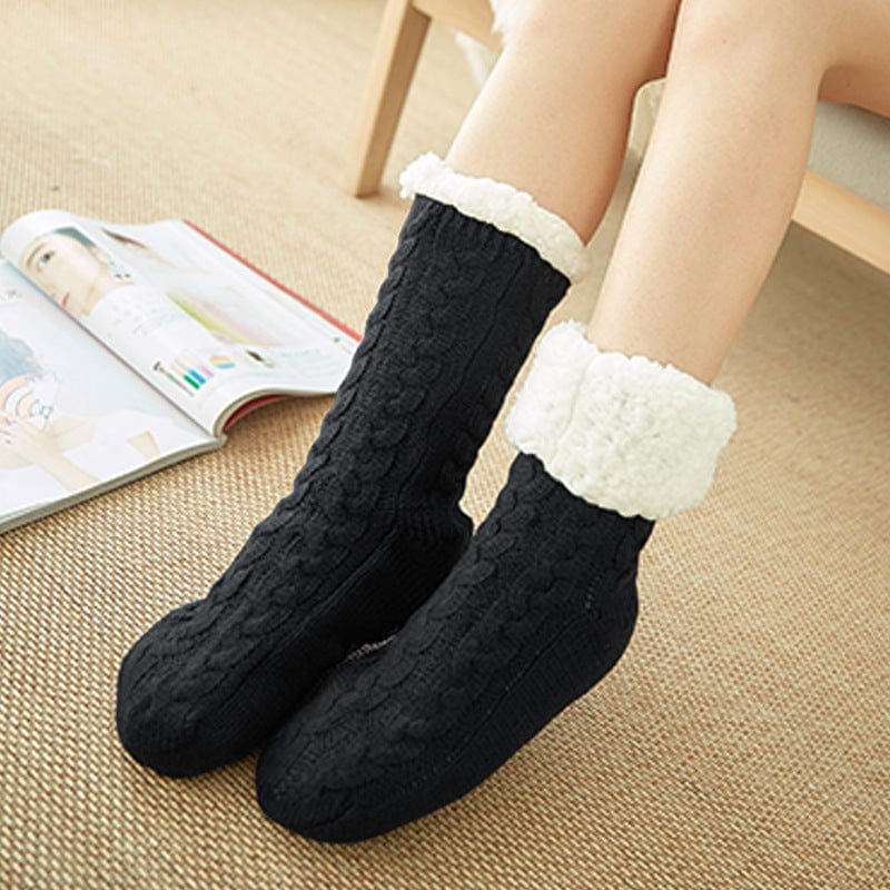 Women Girls Autumn Winter Velvet Home Floor Socks Shoppressgo