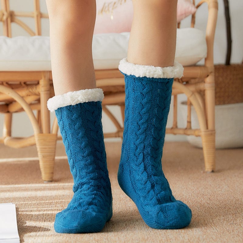 Women Girls Autumn Winter Velvet Home Floor Socks Shoppressgo