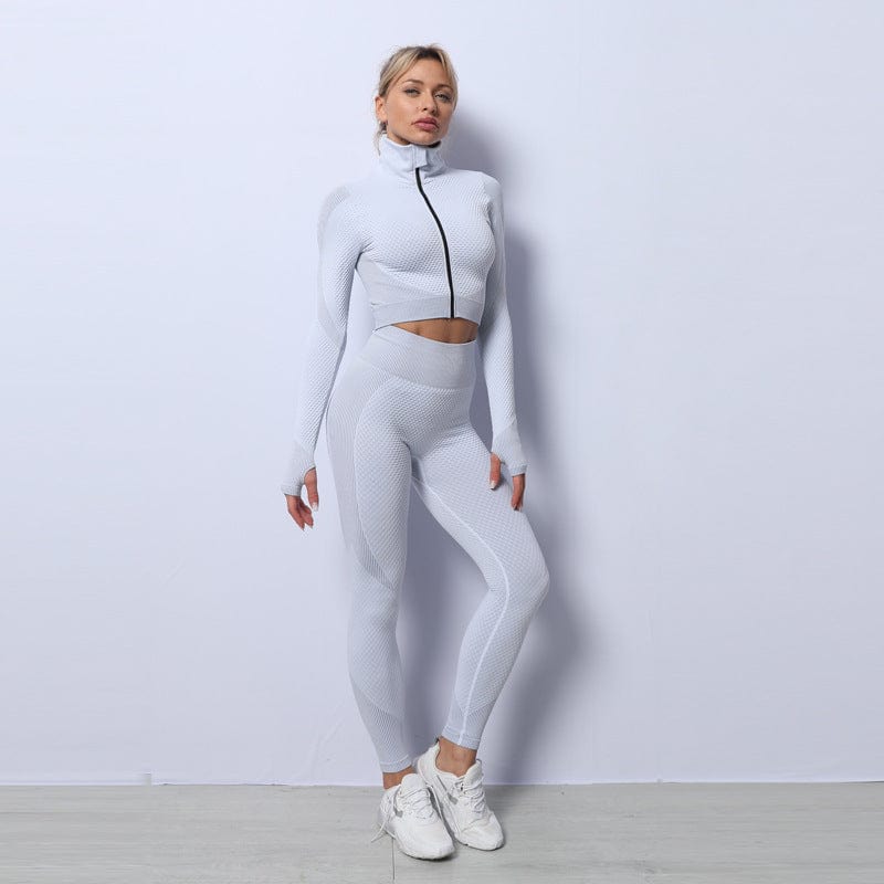 Women yoga set gym clothing Female Sport fitness suit Running Clothes yoga top+ Leggings women Seamless gym yoga bra suits